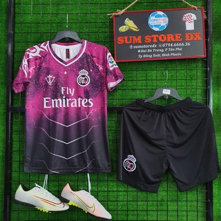 Đồ Đá Banh Độc Lạ Cực Chất Real Madrid Galaxy Tím S02 - Áo Bóng Đá Thun Thái Lạnh Cao Cấp-Đồ Thể Thao mẫu mới, đẹp