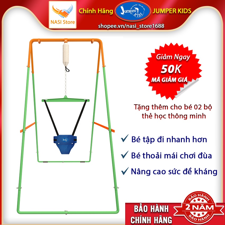 Xích đu nhún nhảy tập đi [Voucher Giảm Ngay 50K] cho bé Jumper Kids JPK102 bảo hành chính hãng đến 2 năm