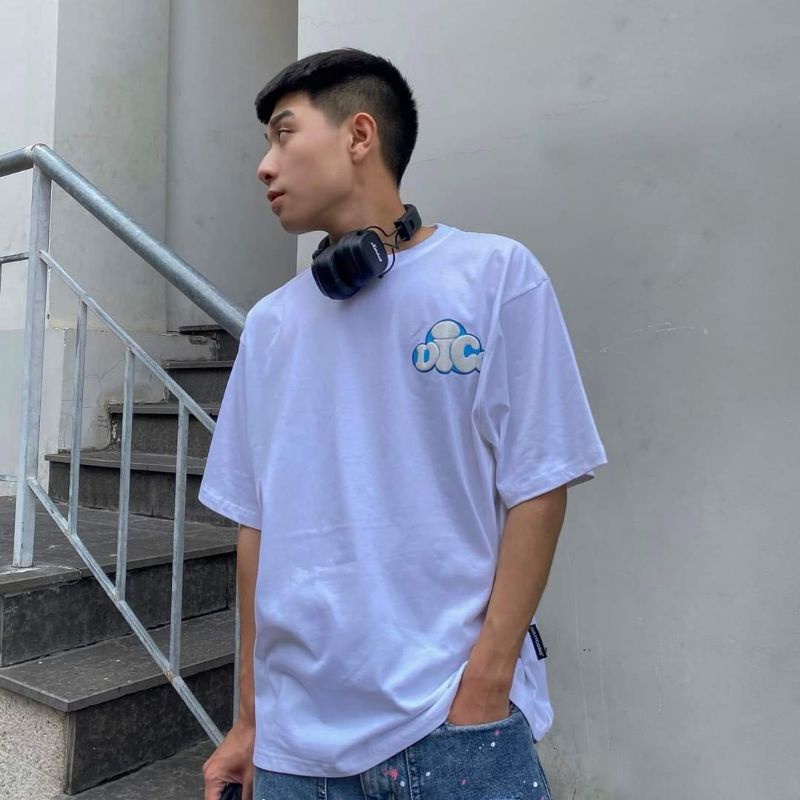 Áo Tee Dirty coins Cloud Dico - Trắng - Local brand