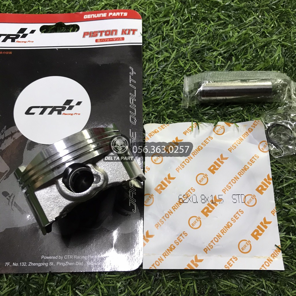 Trái PISTON CTR EXCITER, WINNER SONIC 62 mm 57 mm cos 2 cos 4