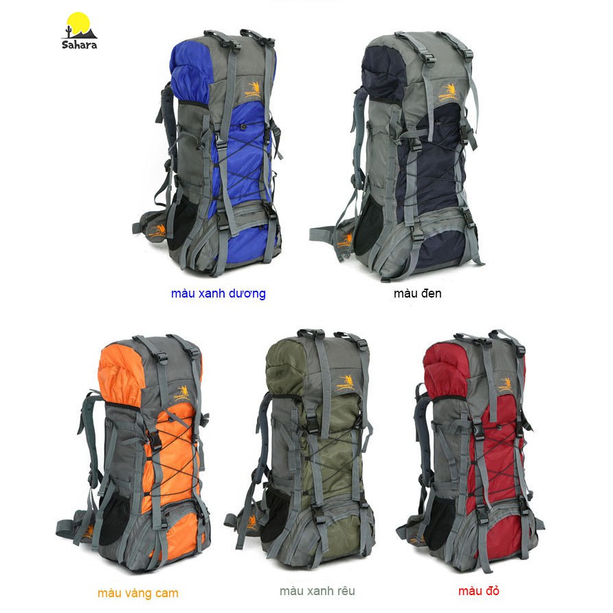 Balo leo núi, trekking dã ngoại 60L