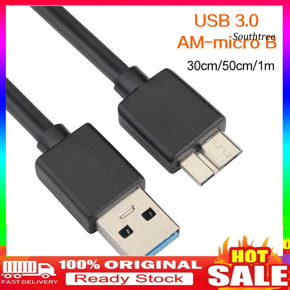 Cáp truyền dữ liệu đầu Usb 3.0 A sang Micro B tốc độ cao cho ổ cứng