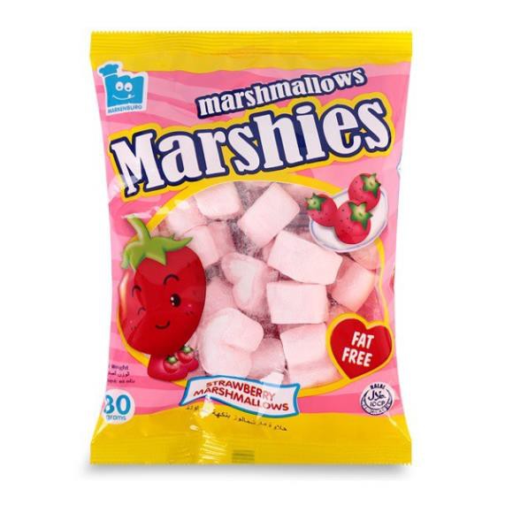 KẸO MARSHMALLOWS HƯƠNG DÂU 80G