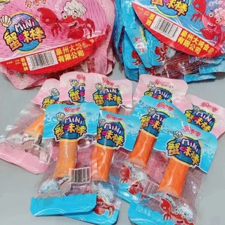 Combo 5 - 10 gói Thanh cua sốt cay ăn liền mới