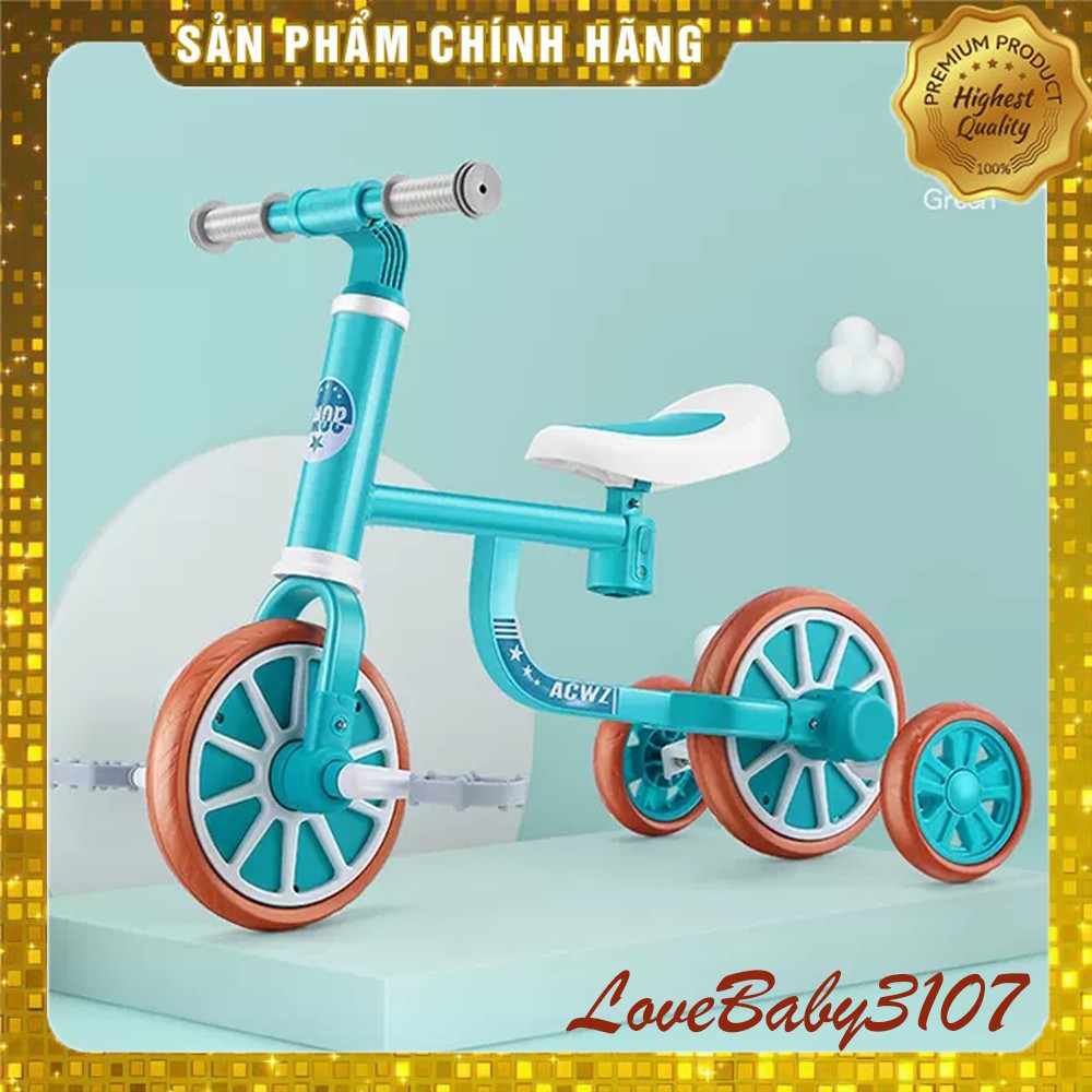 ☀️☀️ Xe chòi chân thăng bằng cho bé, Xe CÂN BẰNG mini 3 bánh chính hãng - CÓ BÀN ĐẠP 2 IN 1