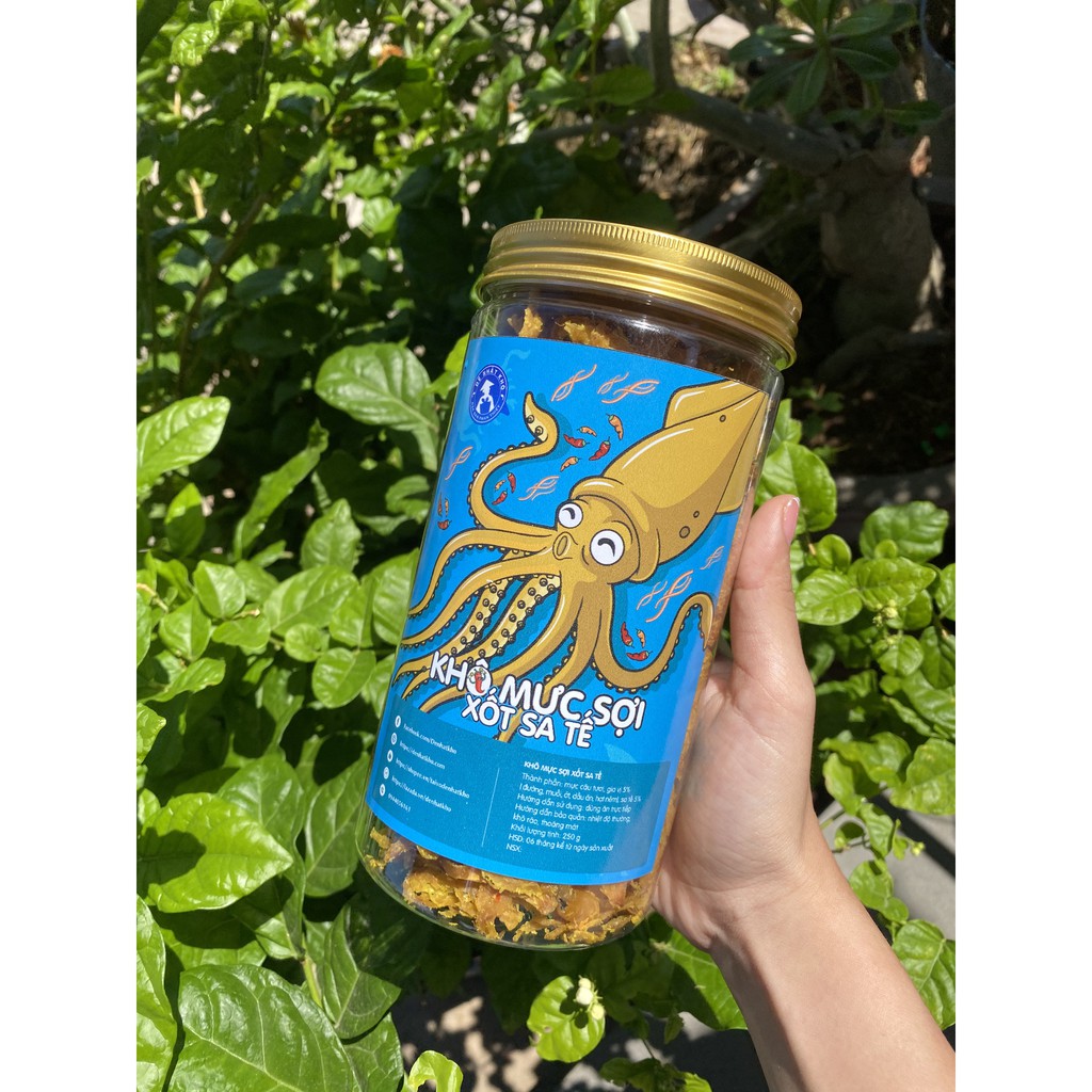 Mực Khô Xé Sợi 210g Đệ Nhất Khô Sấy Giòn Ít Cay, đồ ăn vặt ngon giá rẻ, Đặc Sản Phan Thiết | BigBuy360 - bigbuy360.vn