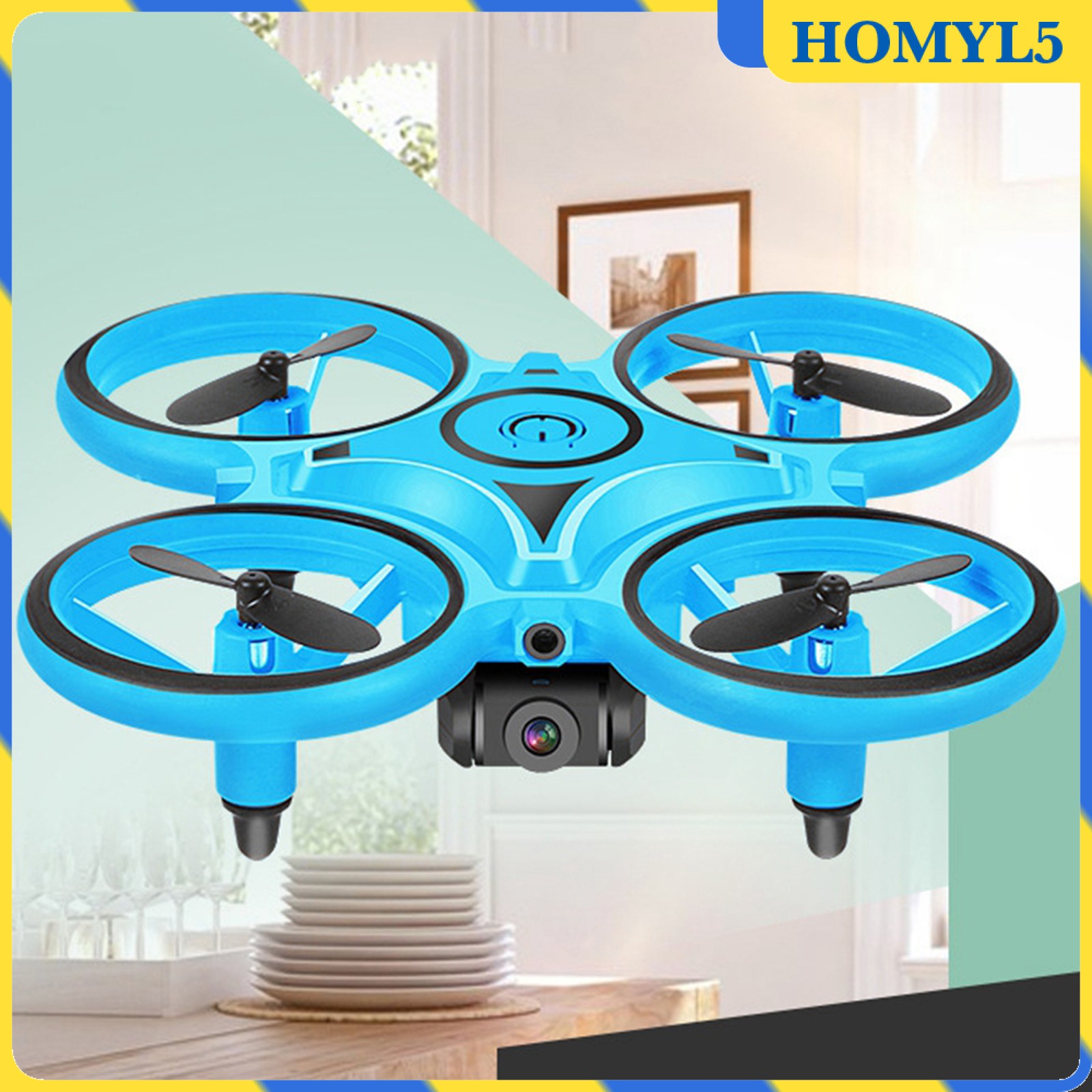 RC RC Máy Bay Điều Khiển Từ Xa 3d Hover Hd Camera Màu Vàng