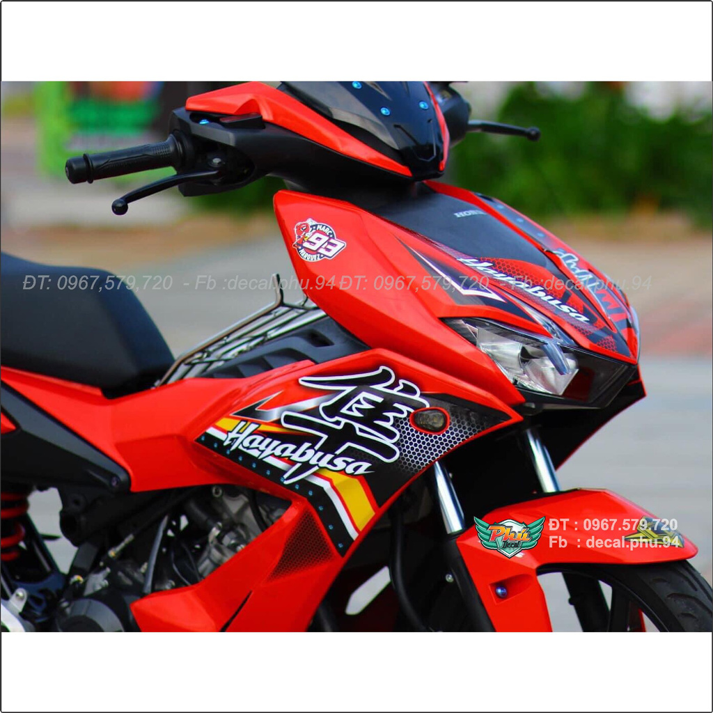 Tem Rời Winner X đỏ đen hayabusa 1 (J)