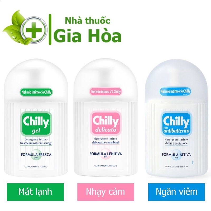 Dung dịch vệ sinh phụ nữ Chilly bán chạy tại Ý (Nhập khẩu chính hãng)