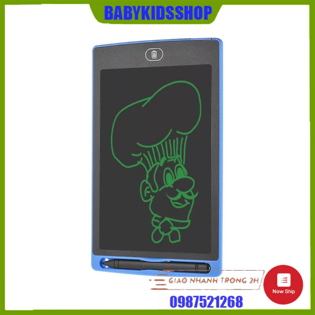 Bảng Viết Bảng Vẽ Tự Xoá thông minh đơn màu, đa màu LCD 8.5inch -10inch-12 Inch Cho Bé Học Tập Vui Chơi