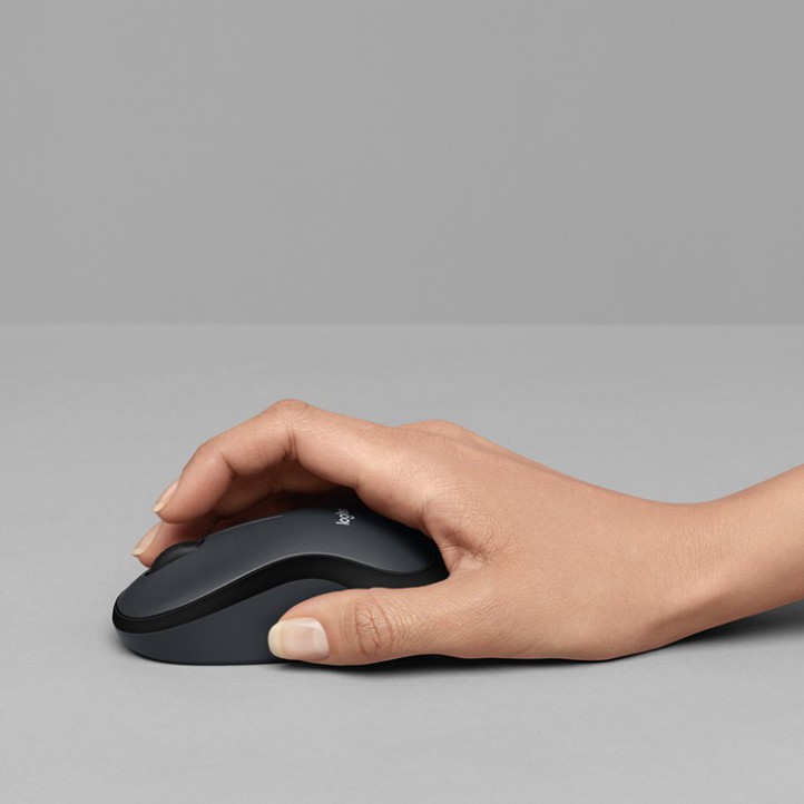 Chuột không dây Logitech Silent M220 màu Đen