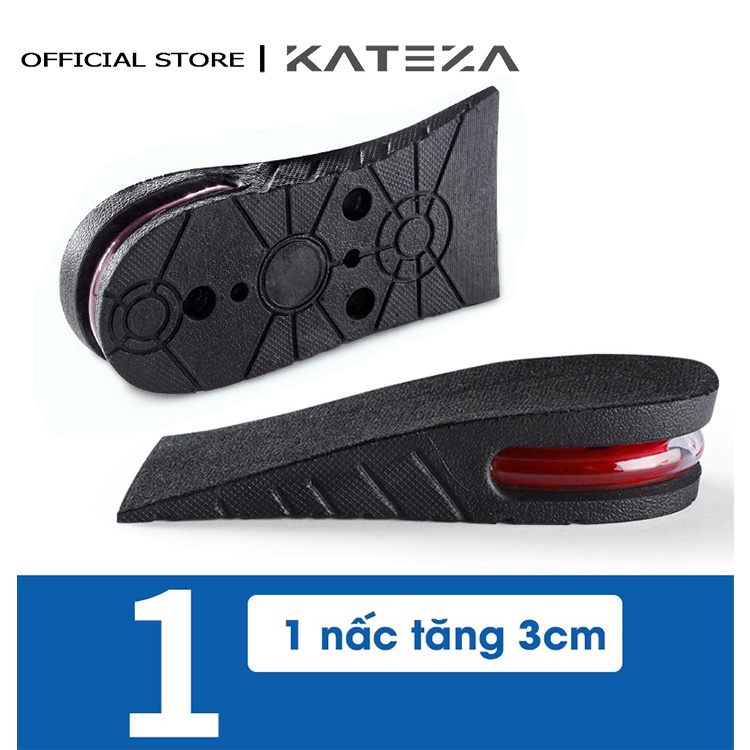 Lót giày tăng chiều cao 3cm-5cm có đệm khí cả bàn & nửa bàn phù hợp nhiều loại giày