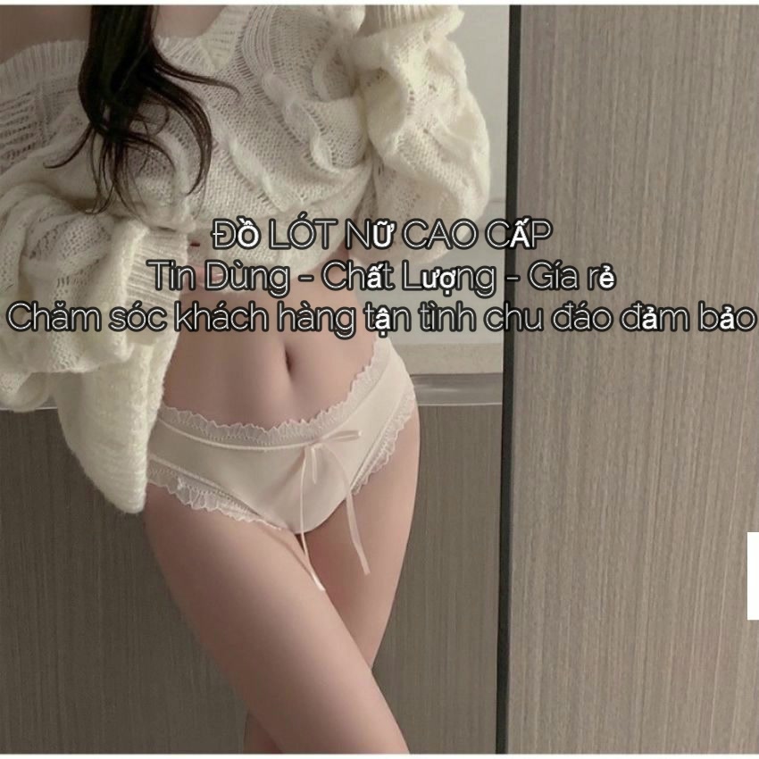 Quần lót nữ ren sexy mềm mịn, Quần chip nữ viền ren xuyên thấu mềm mại thoáng mát gợi cảm L1026 | BigBuy360 - bigbuy360.vn