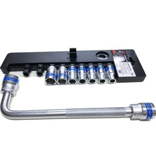 Bộ tuýp 10 chi tiết 1/2inch cần cong (dạng chữ L) TOP - TBS12250, hàng Đài Loan, chất lượng siêu cấp