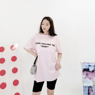 [Mã BMLT35 giảm đến 35K đơn 99K] Áo phông hồng CALLING BABY TSHIRT/PK