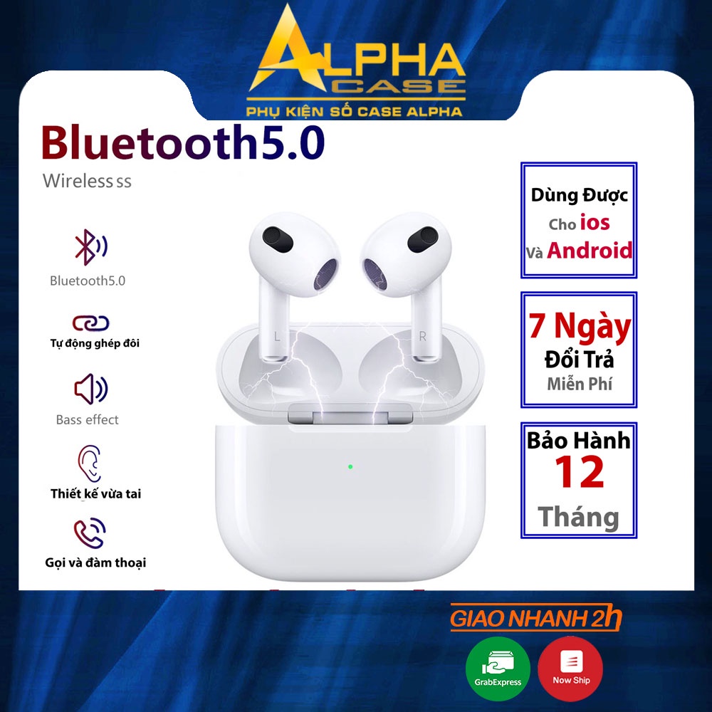 Tai Nghe Không Dây Bluettooth TWS PRO Full Tính Năng - Đổi Tên - Chống Ồn Chủ Động - Tự Động Kết Nối
