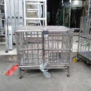 Chuồng chó inox 40*60*60 SHIP HỎA TỐC TPHCM