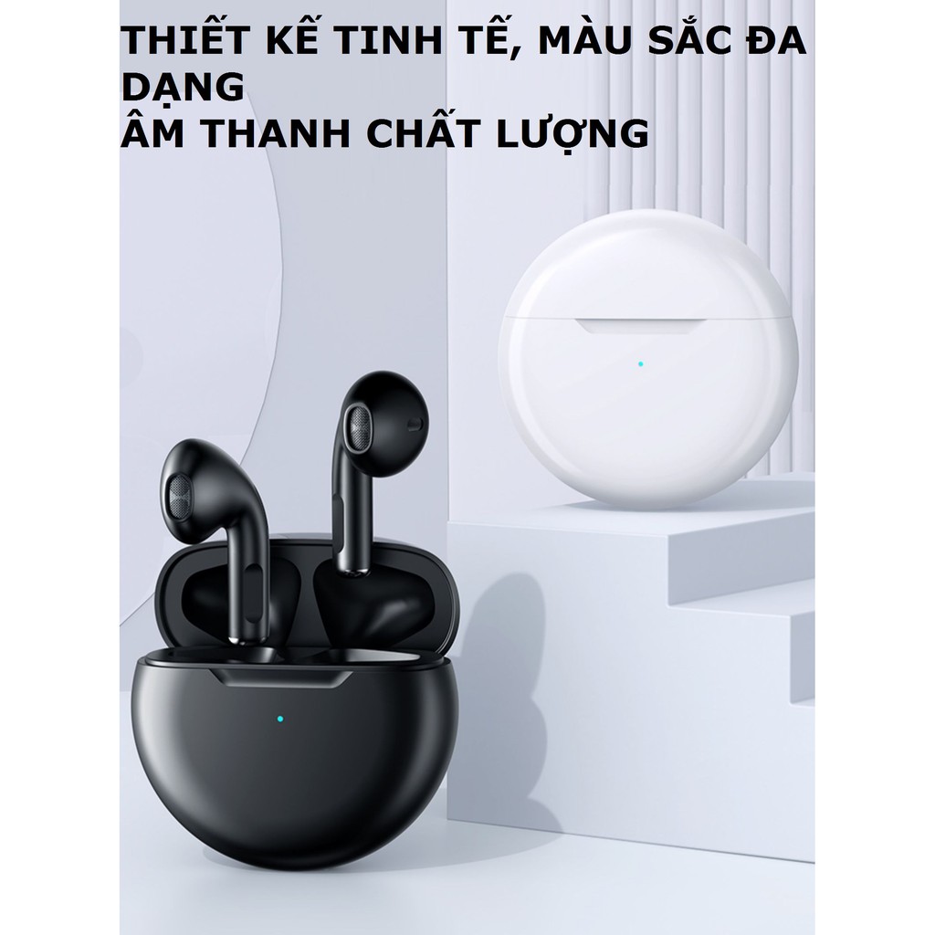 Tai nghe bluetooth không dây Gutek Air12 Pro cảm ứng mic đàm thoại chống ồn tốt âm thanh HIFI