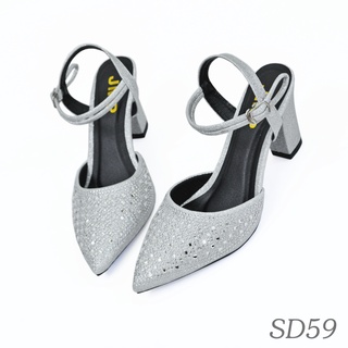 Giày Cao Gót Bít Mũi ĐÍnh Đá - SD59 - JMP