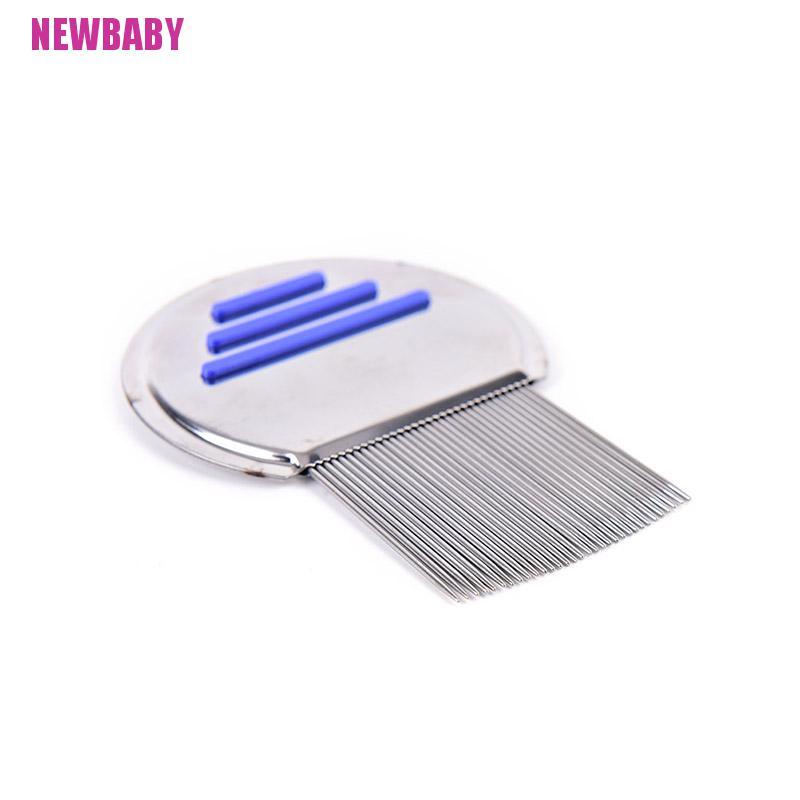 [Neababy] 1 Lược Chải Tóc Bằng Thép Không Gỉ Loại Bỏ Bụi Bẩn