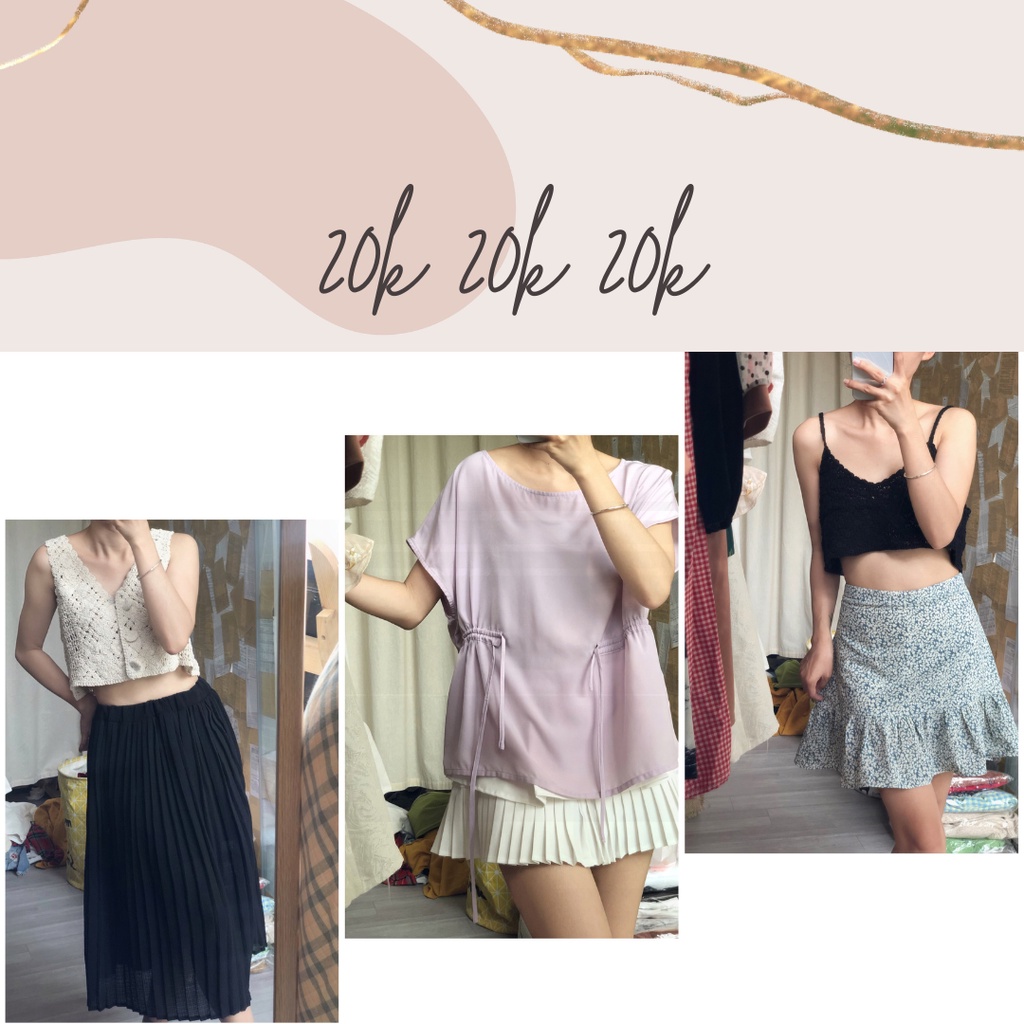 20K ĐỒNG GIÁ 2HAND, ĐỒ THANH LÝ KÝ GỬI, COMBO THANH LÝ. Khách chọn mẫu ở Insta (april6_clothing) hoặc inb để chọn mẫu