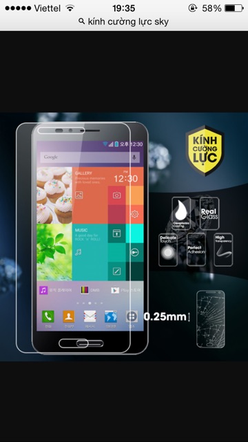 Combo: 10 kính cường lực Sky