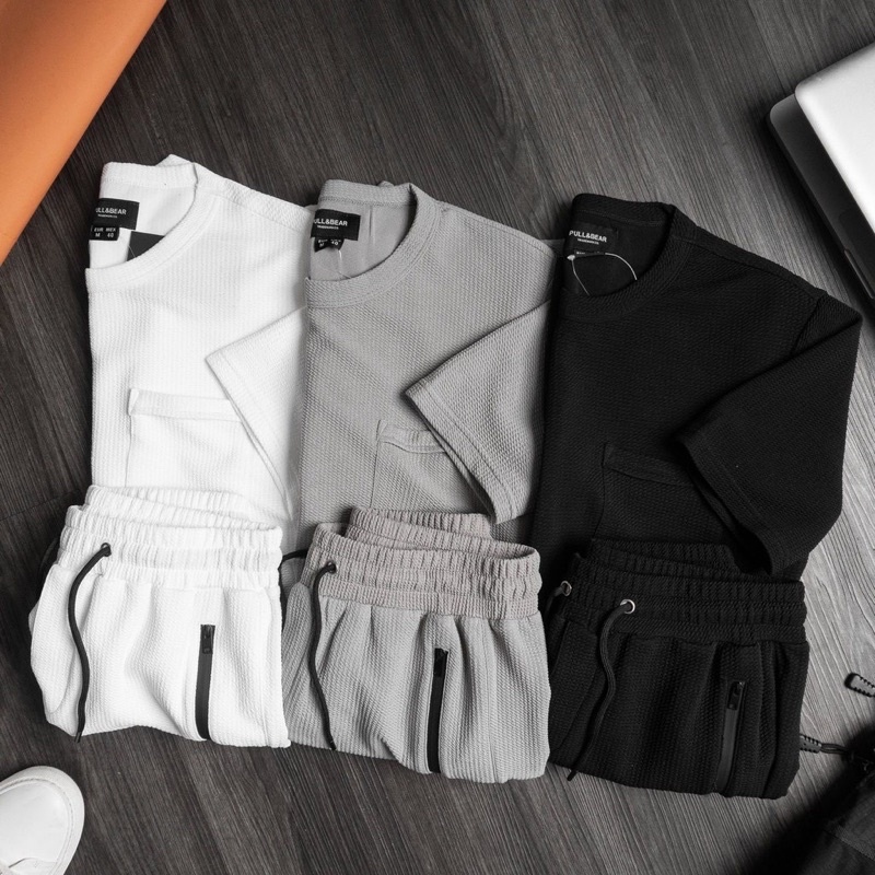 Bộ quần áo thể thao nam mùa hè, đồ bộ nam mặc nhà chất vải Cotton Xốp Thái mềm mại