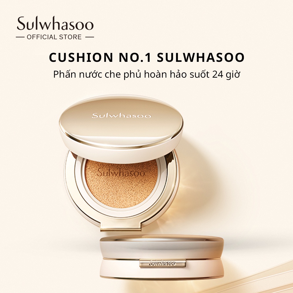 Phấn nước trang điểm lâu trôi Sulwhasoo Perfecting Cushion Ex - Kèm lõi thay thế 15gx2