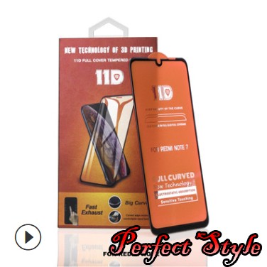 Cường Lực 11D xiaomi Note 7 / Note 7 Pro Full Màn phủ nano cảm ứng siêu mượt