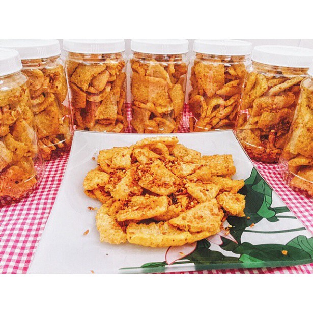 [Mã GROXUAN1 giảm 8% đơn 150K] Da Heo Muối ỚT Giòn Rụm - Thích Mê ĂN VẶT MẸ ỐC | BigBuy360 - bigbuy360.vn