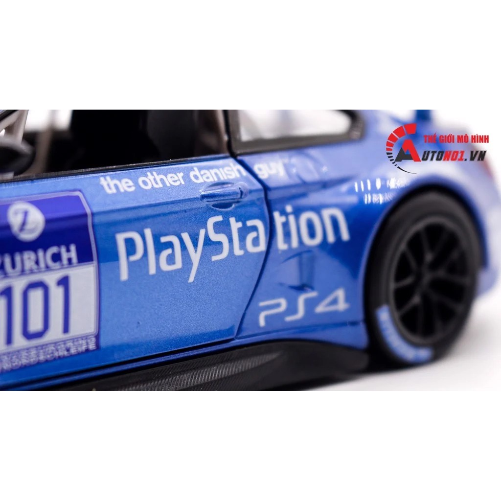 MÔ HÌNH XE Ô TÔ BMW M6 DTM BLUE 1:24 MSZ 1885