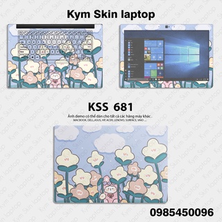 Mua Skin Dán Laptop Mẫu Cánh Đồng Hoa Hoạt Hình KSS 680