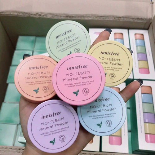 Phấn Phủ Dạng Bột Kiềm Dầu Innisfree  màu Xanh dương | BigBuy360 - bigbuy360.vn