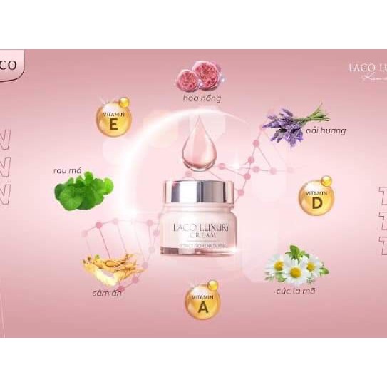 [XÃ HÀNG + QUÀ 30K] Kem dưỡng da ngày Laco Luxury Cream trắng da mờ nám chống nắng Amila KN01 tặng bông tẩy trang 30k | BigBuy360 - bigbuy360.vn