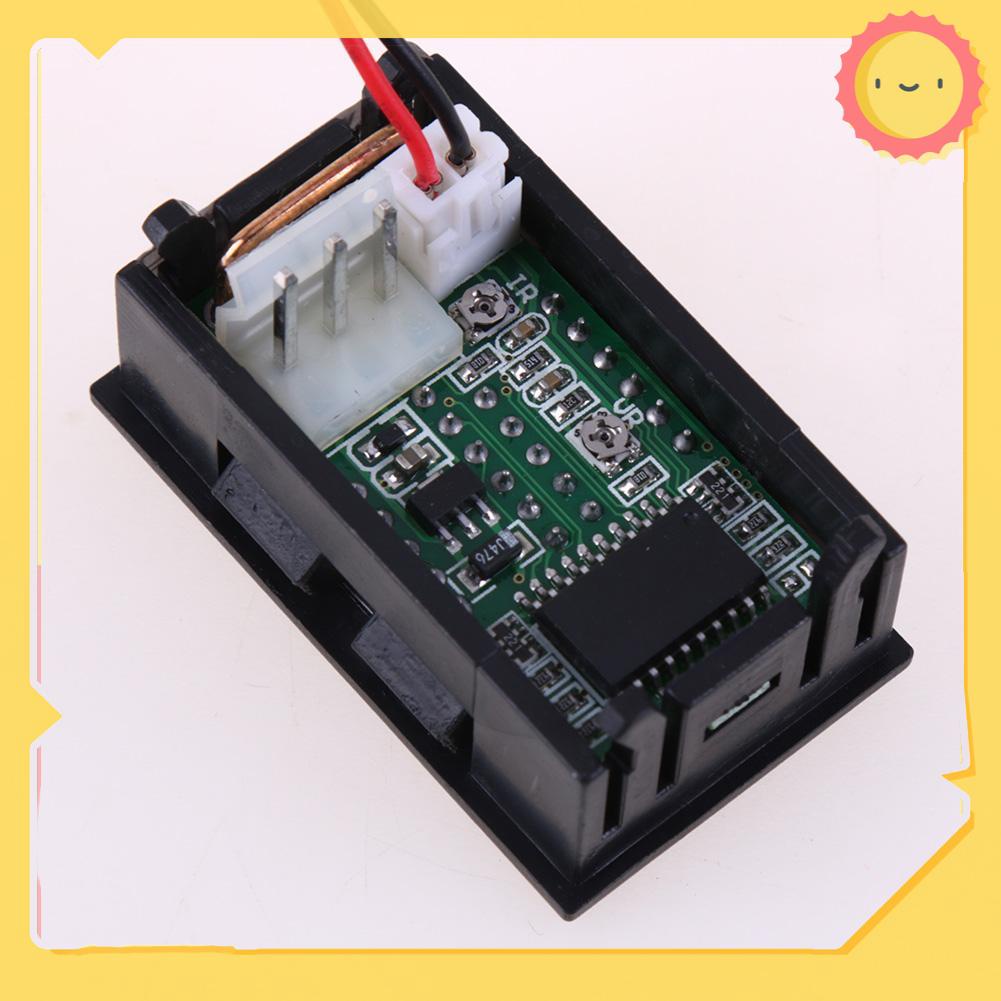 Đồng Hồ Đo Điện Áp 0-100v Bằng Nhựa Màu Đen Cho Xe Hơi / Xe Máy | BigBuy360 - bigbuy360.vn