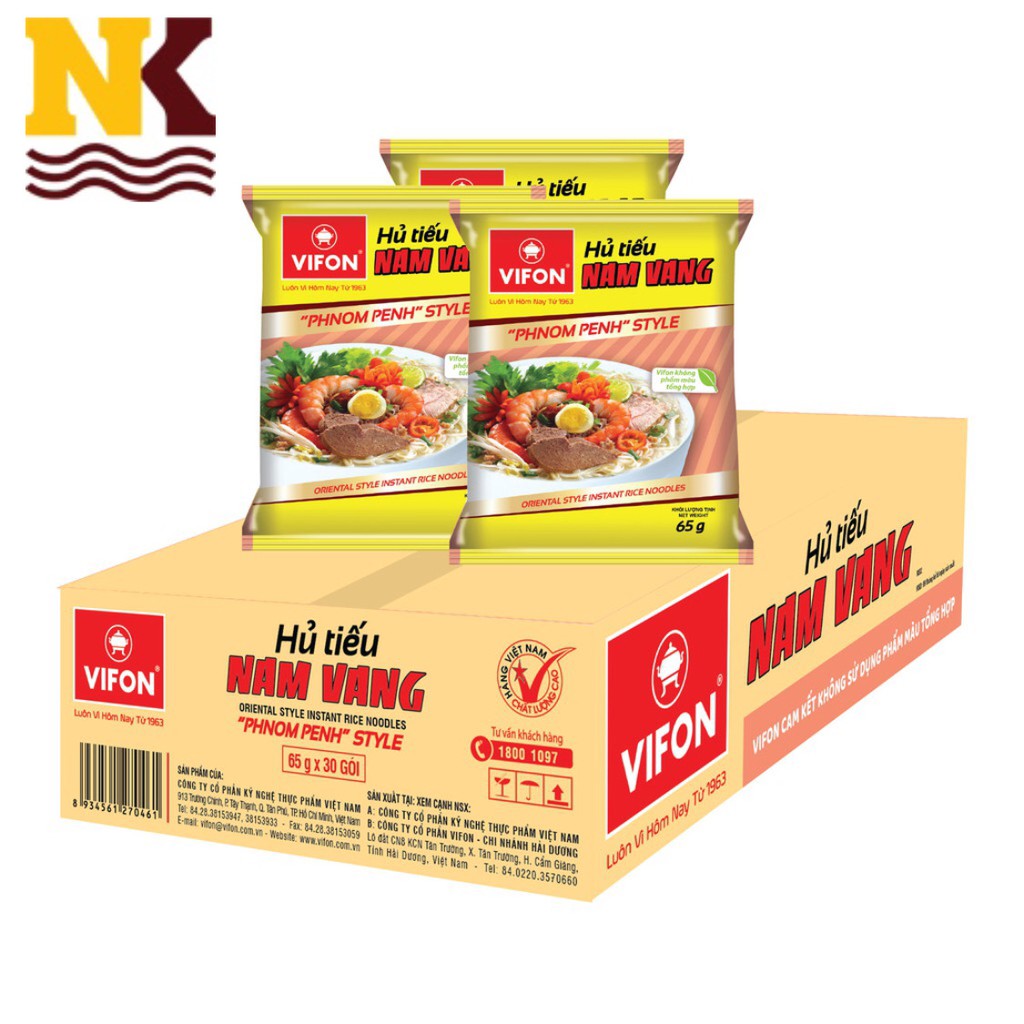 Hủ tiếu nam vang Vifon 65g x 30 gói