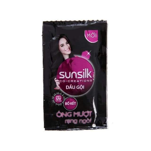 Deal 1K (1 gói màu đen ) Dầu gội Sunsilk Mềm mượt diệu kỳ 6g