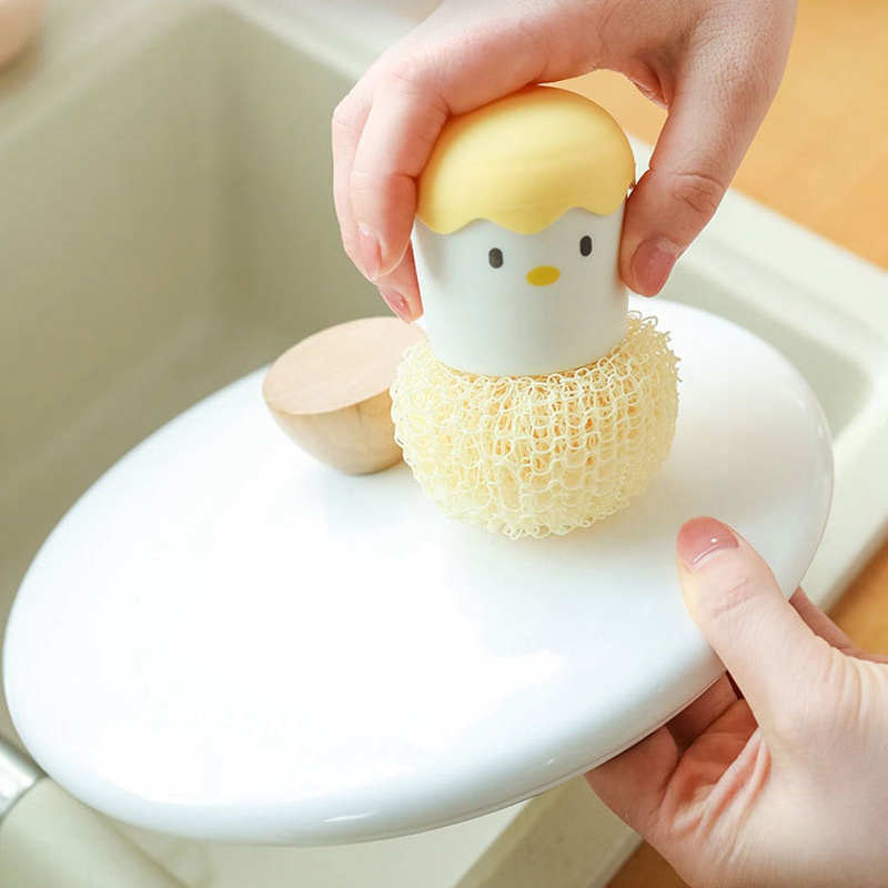 Miếng Bọt Biển Rửa Chén Hình Quả Trứng Đa Năng