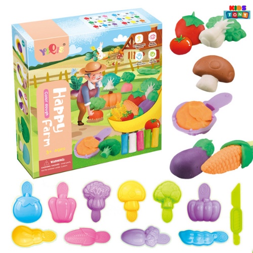 Đất nặn khủng long kèm khuôn nhiều mầu sắc,đồ chơi sáng tạo giáo dục sớm cho bé Tonykids