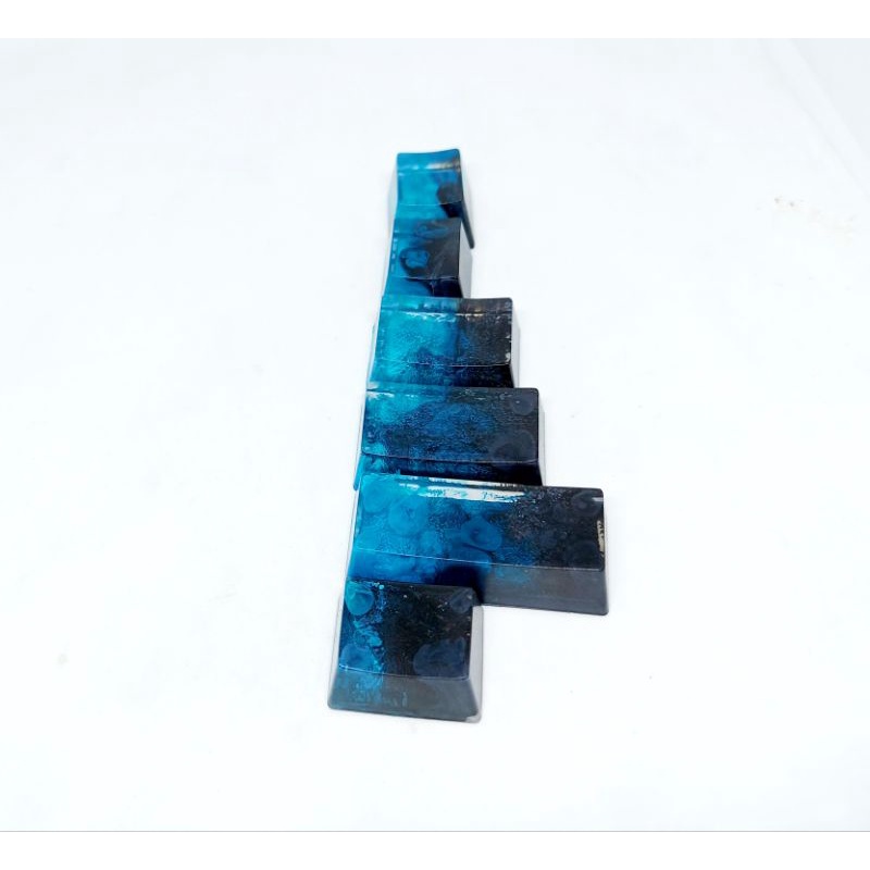 Set 6 keycap resin chức năng OEM tone đen dương trang trí bàn phím cơ gaming