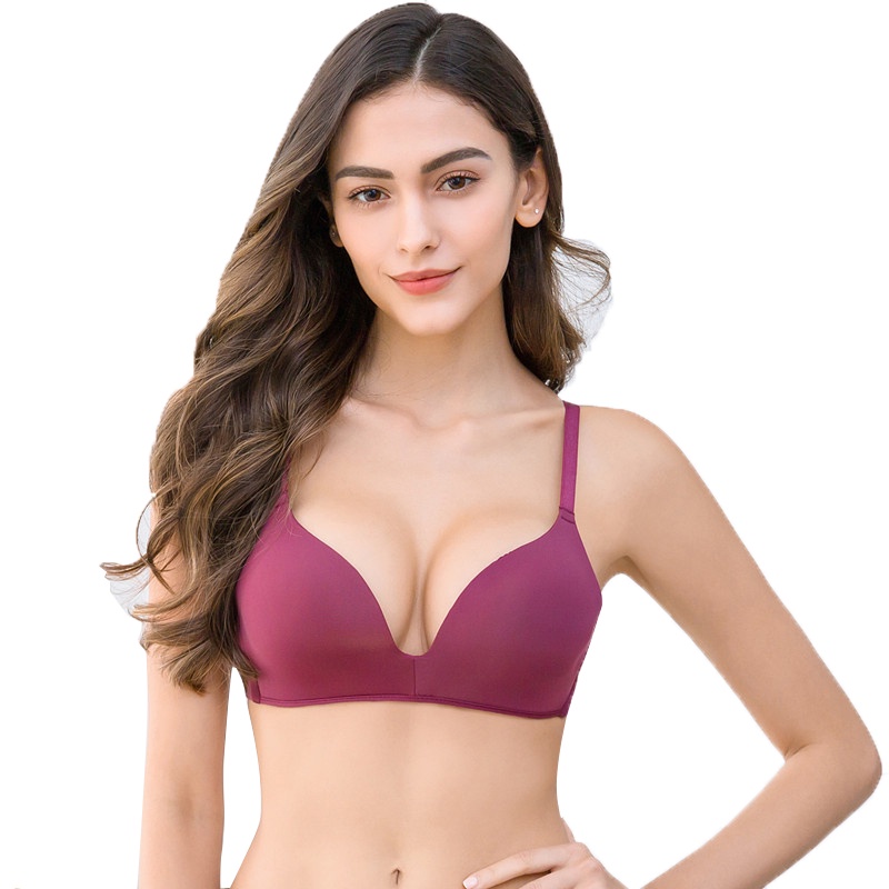 Áo bra Varsbaby Nyaman d247 nâng nực cổ V sâu liền mạch