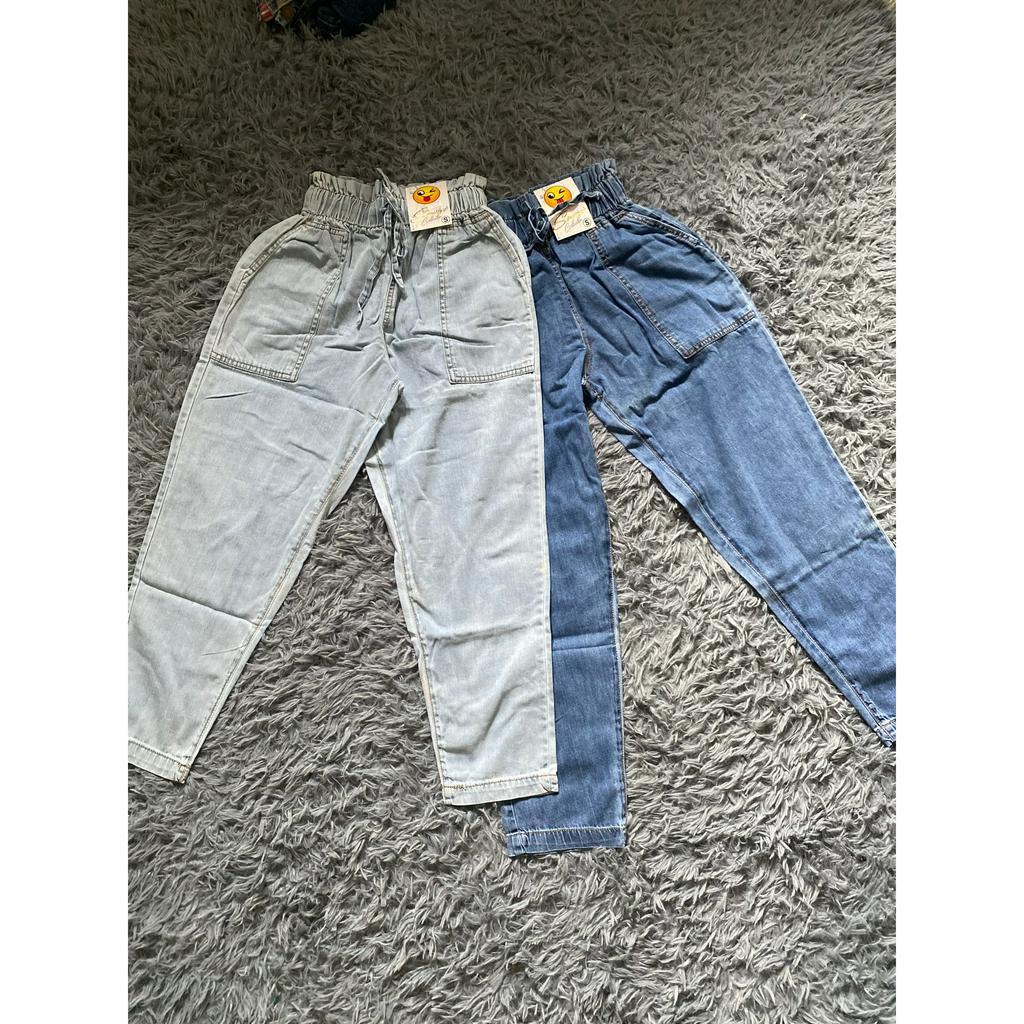 XẢ LỖ Quần Baggy Jeans Lưng Cao Rách Cá Tính Hot