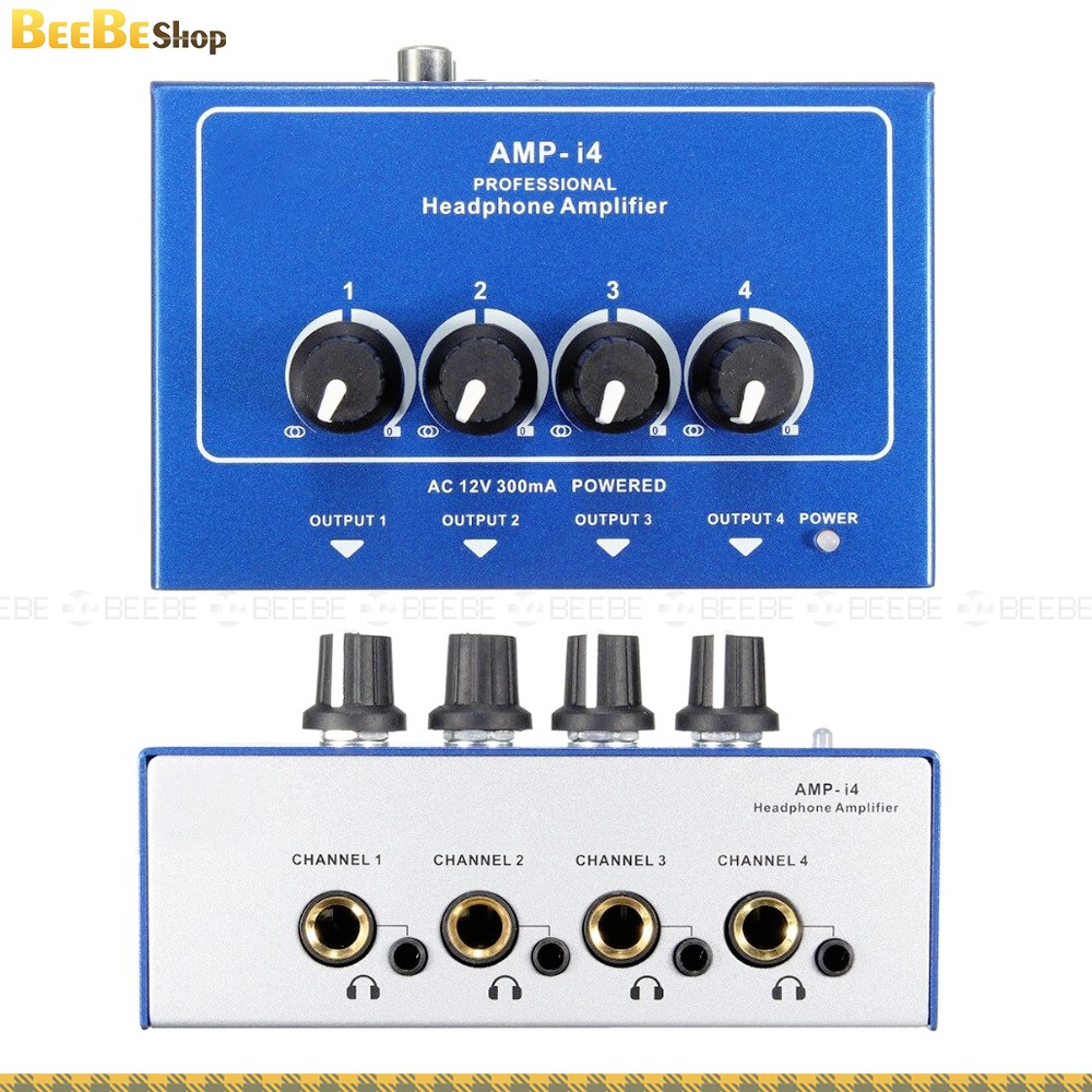 ICKB AMP I4 - Bộ Chia Tai Nghe Chuyên Nghiệp 4 Cổng Kép, Dùng Cho 8 Headphones