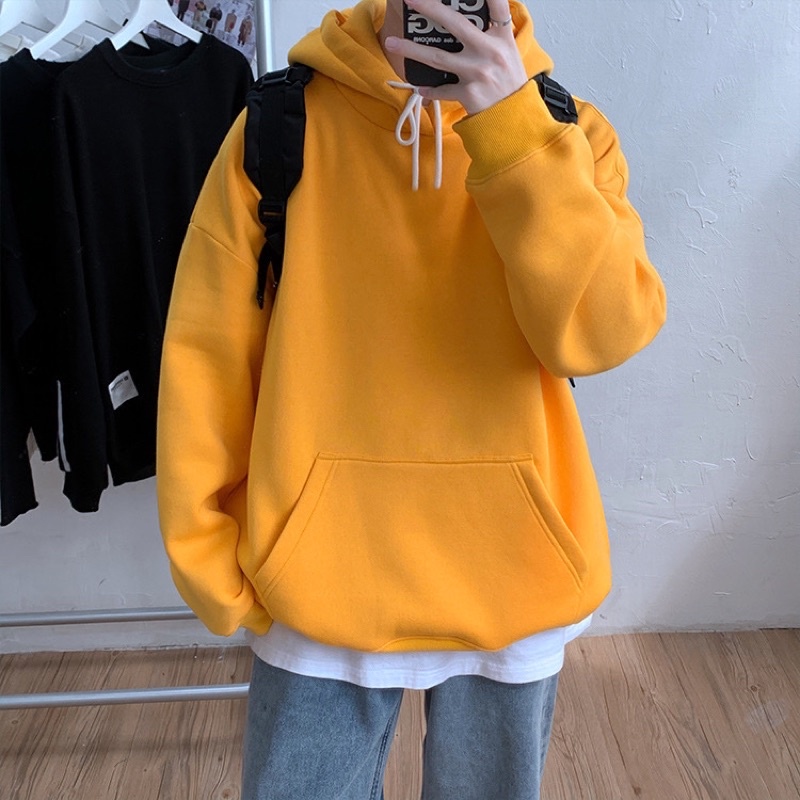 ÁO HOODIE BASIC ( loại 1-có lót bông)