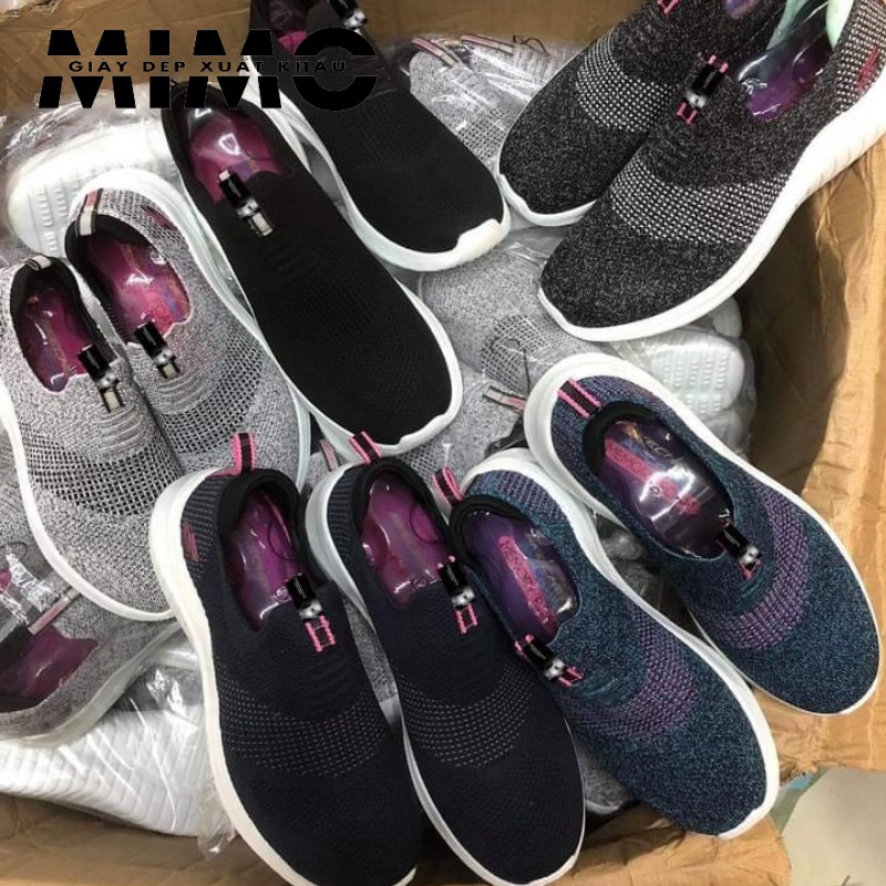 [Hàng xuất] Giày thể thao Skechers cố chun êm mềm nhẹ cho nữ