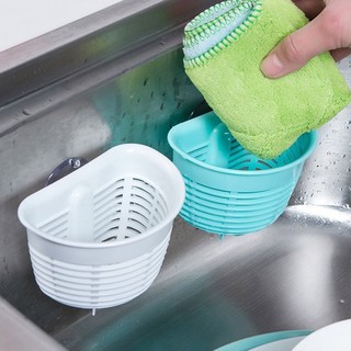 Giá để giẻ rửa bát hình rổ hút chân không