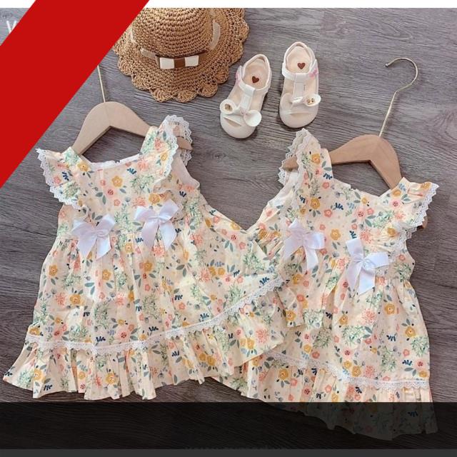 Váy hoa nhí cánh tiên bèo cho bé từ 7-15kg mã 46055