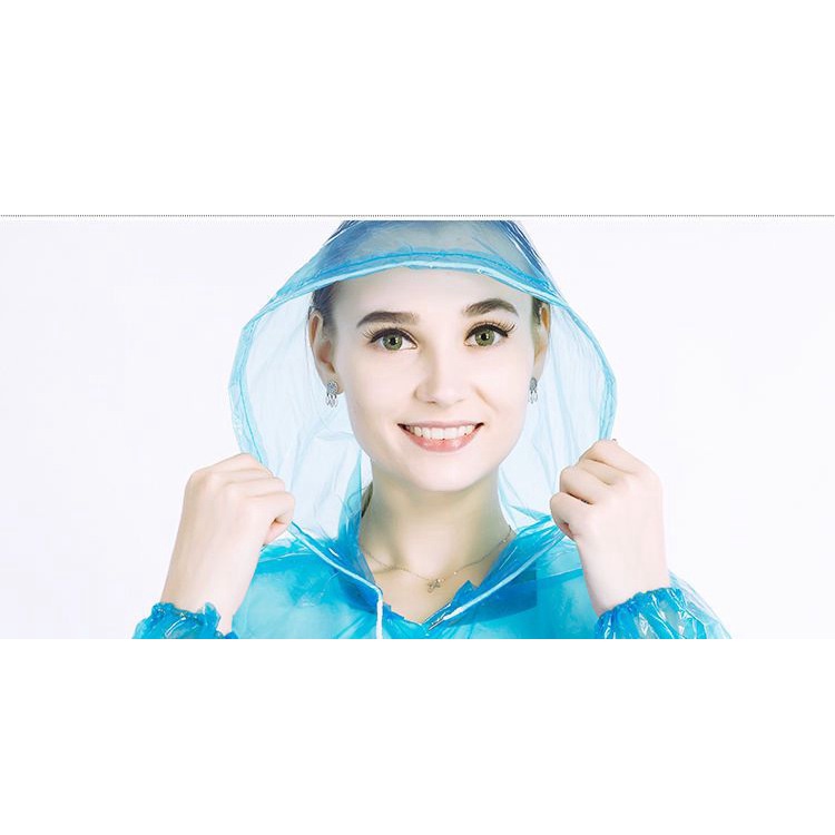 Áo Mưa Dày Trong Suốt Dùng Một Lần Tiện Dụng Cho Học Sinh