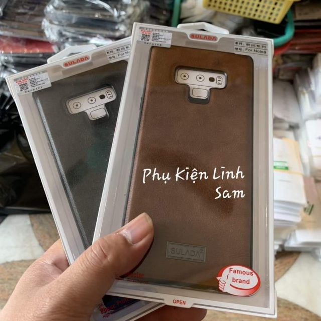 Ốp lưng Sulada Da cho Galaxy Note 9 Chính Hãng