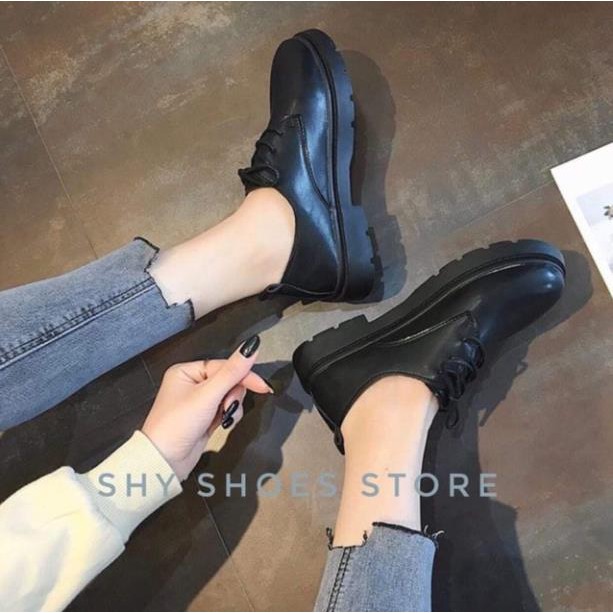 TẾT🌺 sale3 sale [CÓ SẴN]💥Giày Oxford đen cột dây phong cách Âu Mỹ💥 NEW : : ^.^ ^^ ^ ` ^ ' . | BigBuy360 - bigbuy360.vn